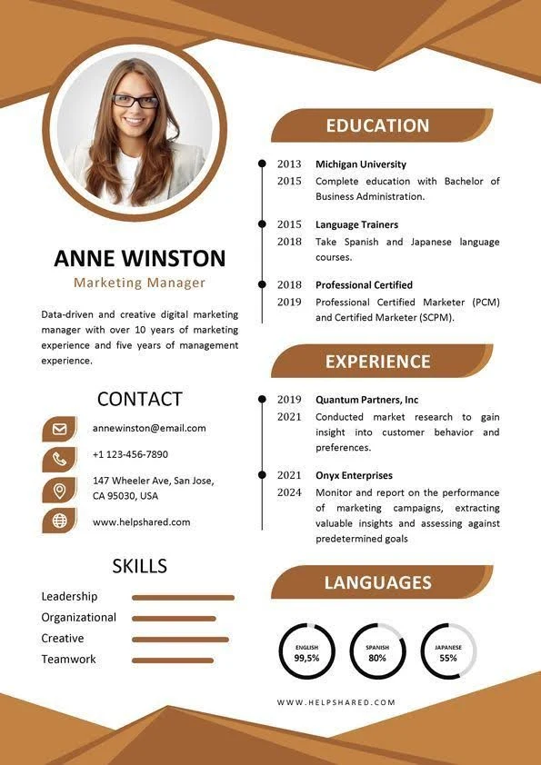 20+ Contoh CV Bahasa Inggris beserta Struktur Penulisannya